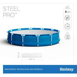  Bestway Steel Pro Frame Pool 366 x 76 cm m/pumpe-5