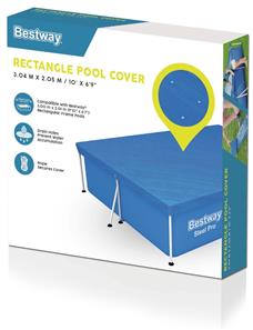 Bestway overdækning 300 x 201 cm til Steel Pro Frame Pools  -4