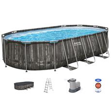 Bestway  Steel Pro MAX 610 x 366 x 122 cm Oval Pool m/pumpe,stige