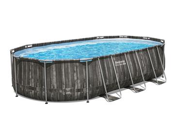 Bestway  Steel Pro MAX 610 x 366 x 122 cm Oval Pool m/pumpe,stige-7