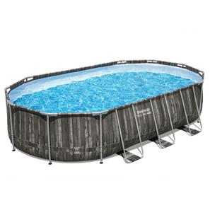 Bestway  Steel Pro MAX 610 x 366 x 122 cm Oval Pool m/pumpe,stige-8