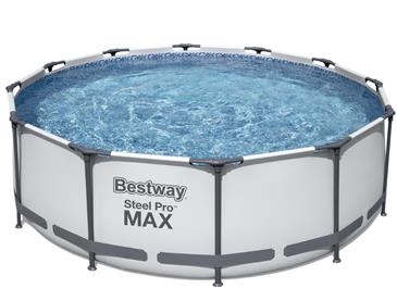 Bestway Steel Pro MAX Frame Pool 366 x 100cm m/filter pumpe, stige-4