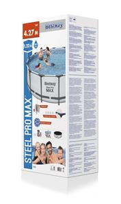  Bestway Steel Pro MAX Frame Pool 427 x 122 cm  m/pumpe, stige m.v.-5