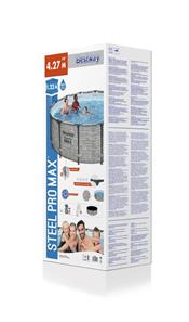  Bestway Steel Pro Max Frame Pool 427 x 122 cm m/pumpe, stige - Ny Model!-11