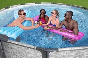  Bestway Steel Pro Max Frame Pool 427 x 122 cm m/pumpe, stige - Ny Model!-6