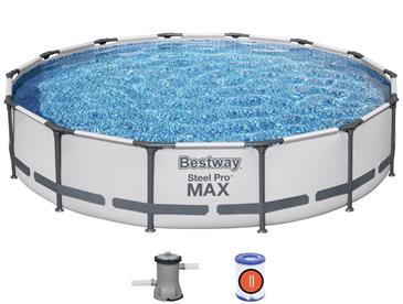  Bestway Steel Pro MAX Frame Pool 427 x  84 cm m/filter pumpe