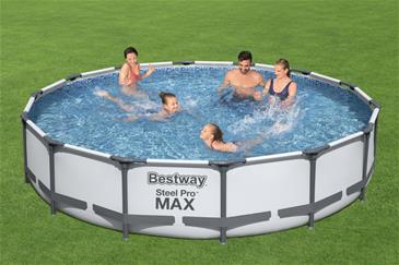  Bestway Steel Pro MAX Frame Pool 427 x  84 cm m/filter pumpe-2