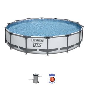  Bestway Steel Pro MAX Frame Pool 427 x  84 cm m/filter pumpe-5