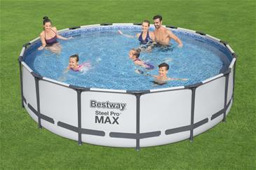  Bestway Steel Pro MAX Frame Pool 457 x 107cm m/pumpe, stige m.v.-2