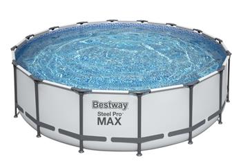  Bestway Steel Pro MAX Frame Pool 488 x 122 cm m/pumpe, stige m.v.-2