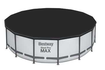  Bestway Steel Pro MAX Frame Pool 488 x 122 cm m/pumpe, stige m.v.-4