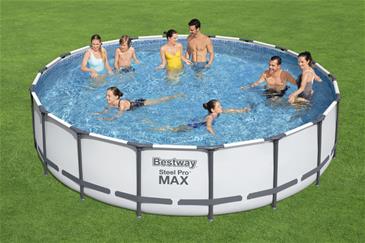  Bestway Steel Pro MAX Frame Pool 549 x 122cm  m/pumpe, stige m.v.-2