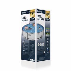  Bestway Steel Pro MAX Frame Pool 549 x 122cm  m/pumpe, stige m.v. (2026)-9