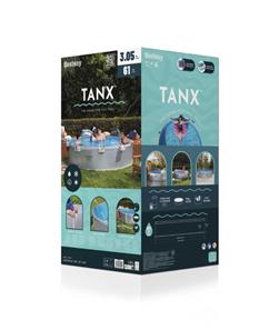 Bestway TANX Alt-i-en Rundt Pool-sæt 305 x 61 cm-25