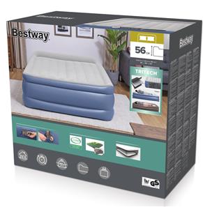 Bestway  Tritech Luftmadras med indbygget AC Pumpe 203 x 152 x 56 cm -3