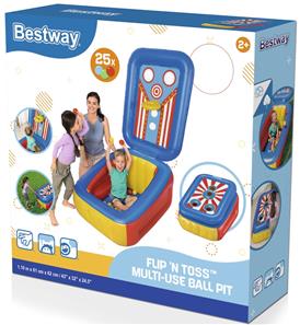 Bestway Vend og Kast Multi Boldebad med 25 bolde-3