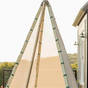 Bijou Build Haven - tipi-inspireret hyggehule og ophængsstativ-2