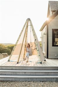 Bijou Build Haven - tipi-inspireret hyggehule og ophængsstativ-3