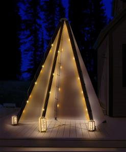 Bijou Build Haven - tipi-inspireret hyggehule og ophængsstativ-4
