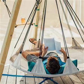 Bijou Build Hover - ekstra stor platformsgynge og hængende lounge-3