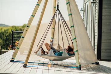Bijou Build Hover - ekstra stor platformsgynge og hængende lounge-6