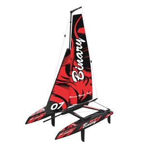 Binary V2 RTR Mini Catamaran 2.4G RTR fjernstyret sejlbåd-2