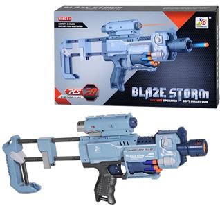 Blaze Storm Barricade Elektrisk Laser Blaster med Soft Darts-2