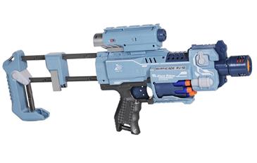 Blaze Storm Barricade Elektrisk Laser Blaster med Soft Darts-3