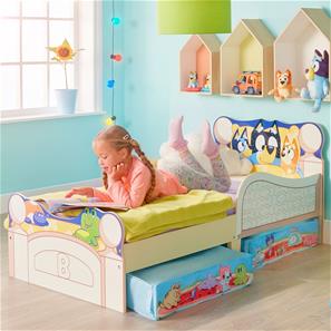 Bluey Børne Seng m/opbevaring (140cm)-2