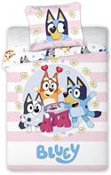 Bluey Junior Sengetøj 100x135 cm - 100 procent bomuld