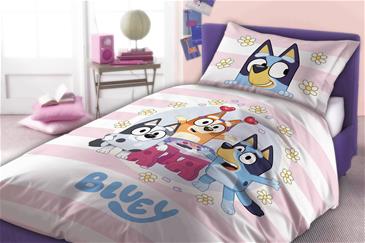 Bluey Junior Sengetøj 100x135 cm - 100 procent bomuld-2