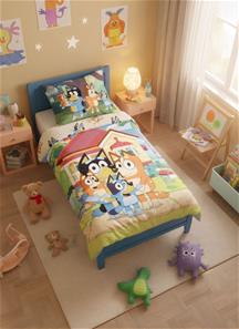 Bluey Junior Sengetøj 100x135 cm - 100 procent bomuld-4