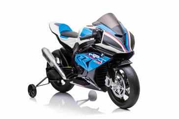 BMW HP4 EL Motorcykel XL til børn 12V Lithium, Blå-12