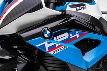 BMW HP4 EL Motorcykel XL til børn 12V, Blå-9