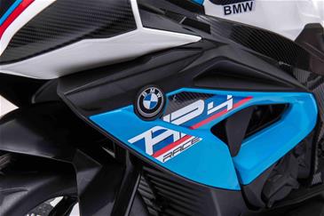 BMW  HP4 EL Motorcykel til børn 12V, Blå-5