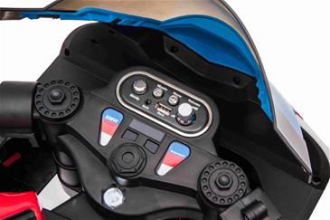 BMW HP4 EL Motorcykel XL til børn 12V Lithium, Rød-11