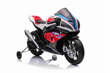 BMW HP4 EL Motorcykel XL til børn 12V Lithium, Rød-14