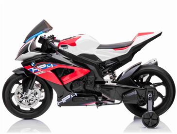 BMW HP4 EL Motorcykel XL til børn 12V Lithium, Rød-2