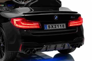 BMW M5 Drift 21,6V Sort til Børn 2.4G +Lædersæde-18