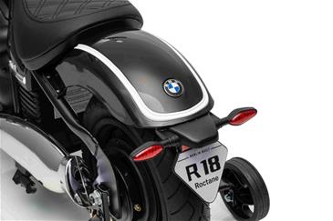 BMW R18 EL Motorcykel til børn 24V Lithium, Sort-13