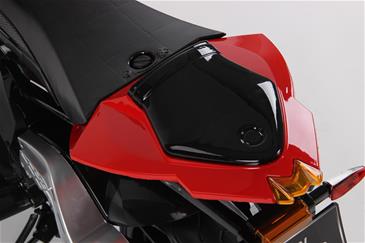 BMW S 1000 RR Motorcykel til Børn 12V med gummihjul+Lithium /Rød-10