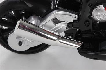 BMW S 1000 RR Motorcykel til Børn 12V med gummihjul+Lithium /Rød-12