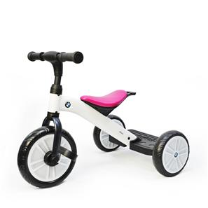 BMW Trehjulet Cykel til børn 10 tommer – Hvid/Pink-11