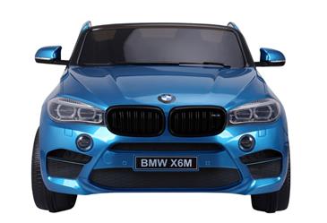 BMW X6 M 12v XXL Blå-Lakering m/Gummihjul + 2.4G + 10AH-2