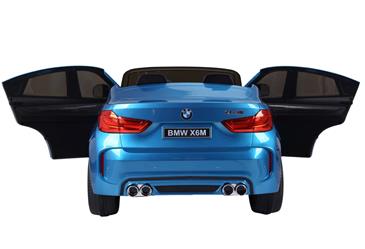 BMW X6 M 12v XXL Blå-Lakering m/Gummihjul + 2.4G + 10AH-5