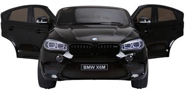 BMW X6 M 12v XXL Sort m/Gummihjul + 2.4G + 10AH-2