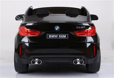 BMW X6 M 12v XXL Sort m/Gummihjul + 2.4G + 10AH-8