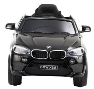 BMW X6 M elbil til børn 12v Sort m/2.4G Remote  + Gummihjul-3