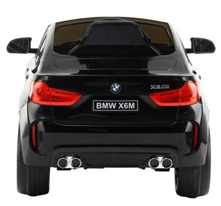 BMW X6 M elbil til børn 12v Sort m/2.4G Remote  + Gummihjul-4