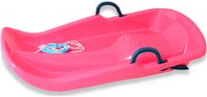 Bobslæde / Kælk med håndbremser, Pink